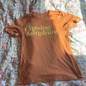 Chasing Sunshine Brown T-Shirt